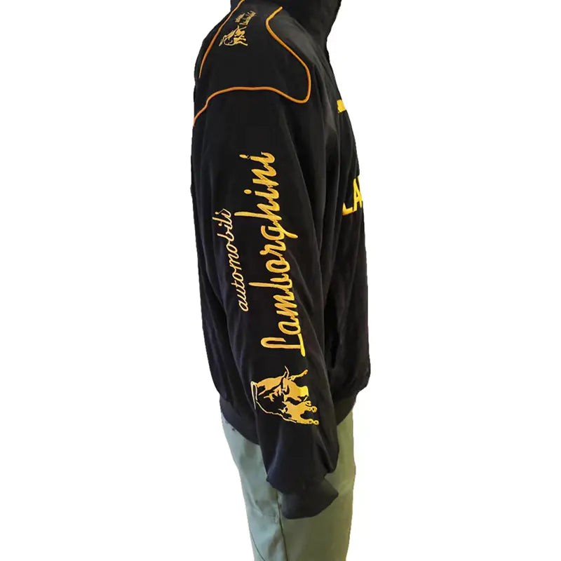 Lamborghini Racing Motorsport Jacket with Vintage Embroidery