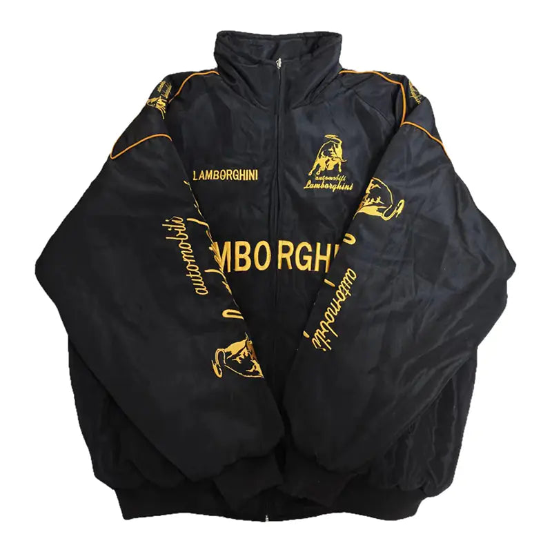 Lamborghini Racing Motorsport Jacket with Vintage Embroidery