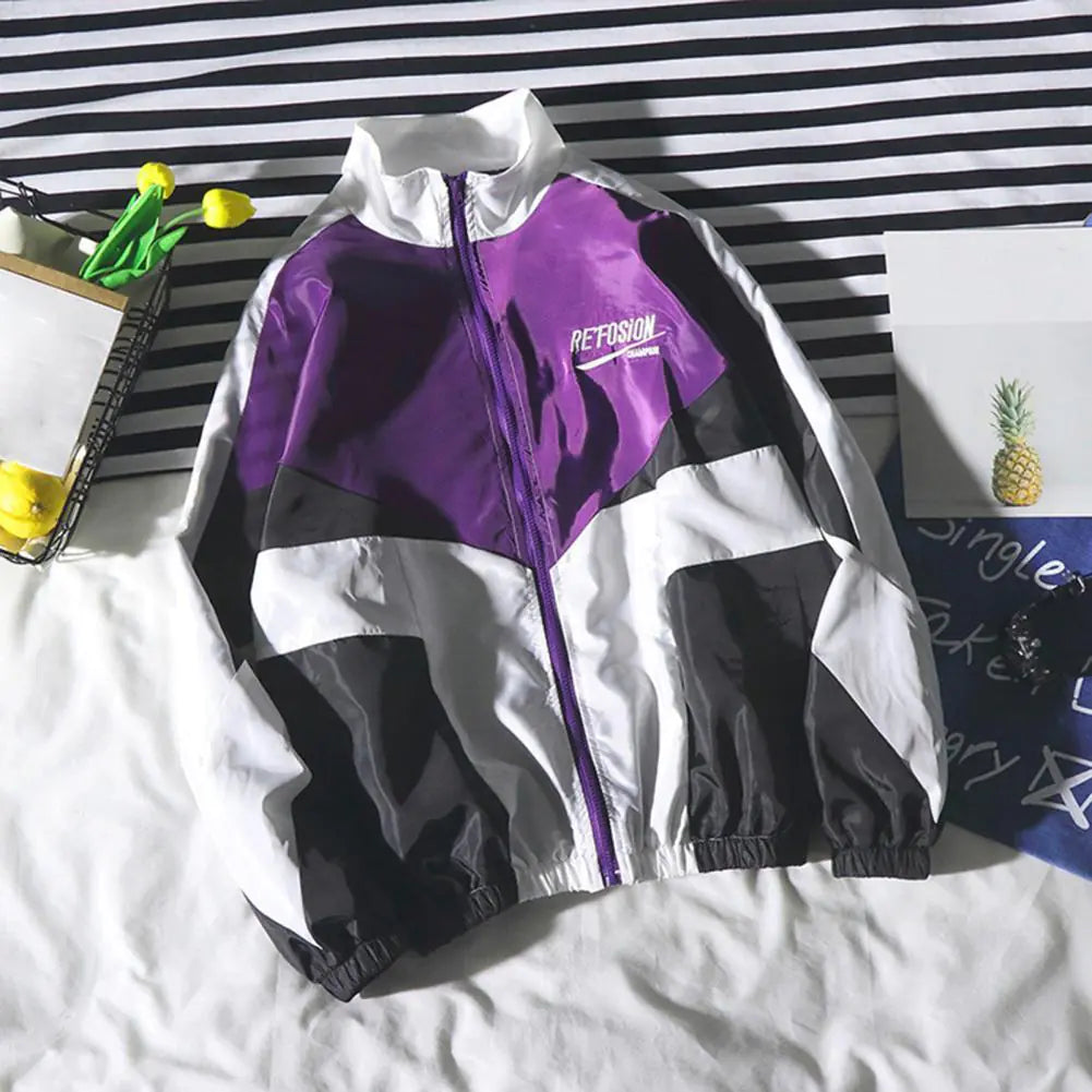Unisex Hip Hop Windbreaker