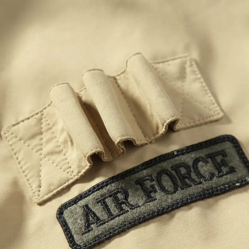 Military fighter flight jacket