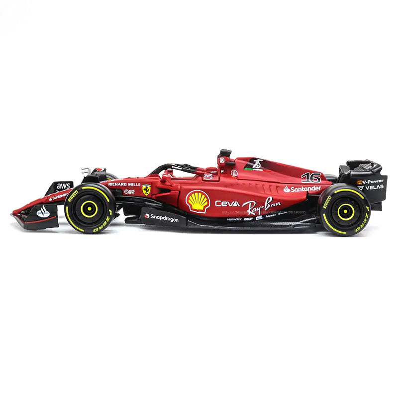 Ferrari F1-75 Alloy Racing Model Car - Leclerc Edition 1:43