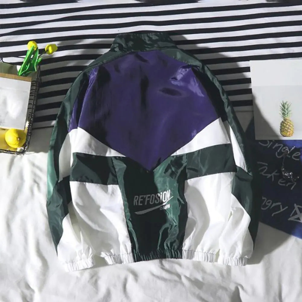 Unisex Hip Hop Windbreaker