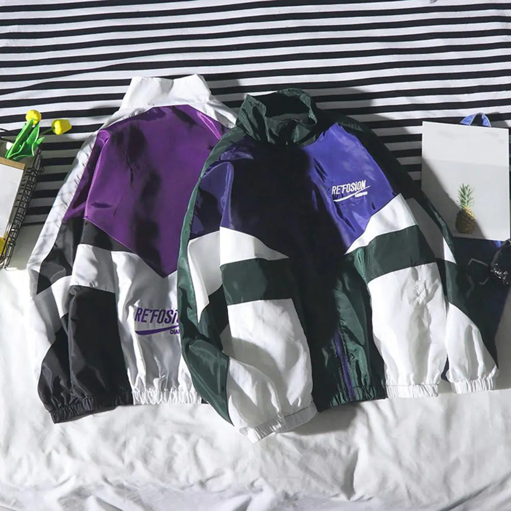 Unisex Hip Hop Windbreaker