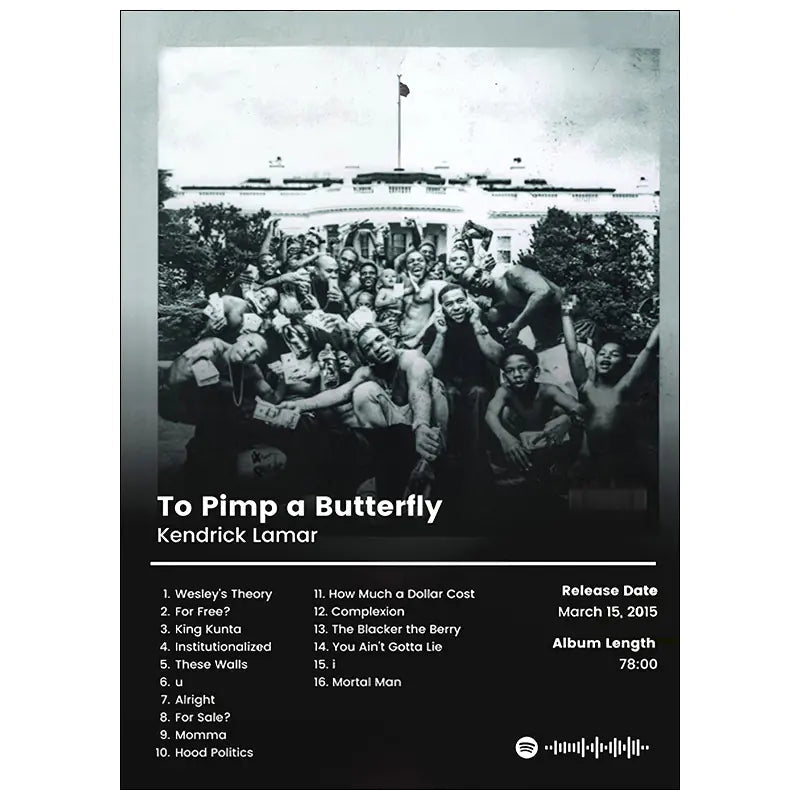 Vinyl Record Band Album Cover Canvas Wall Art