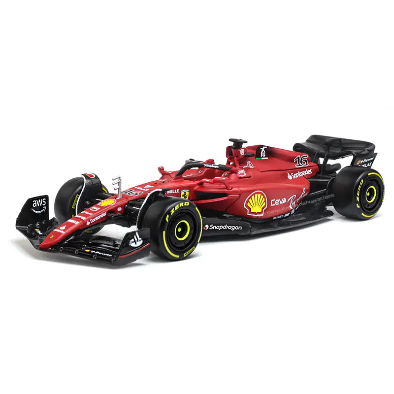 Ferrari F1-75 Alloy Racing Model Car - Leclerc Edition 1:43