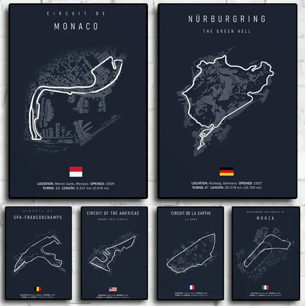 F1 Speedster Art Canvas