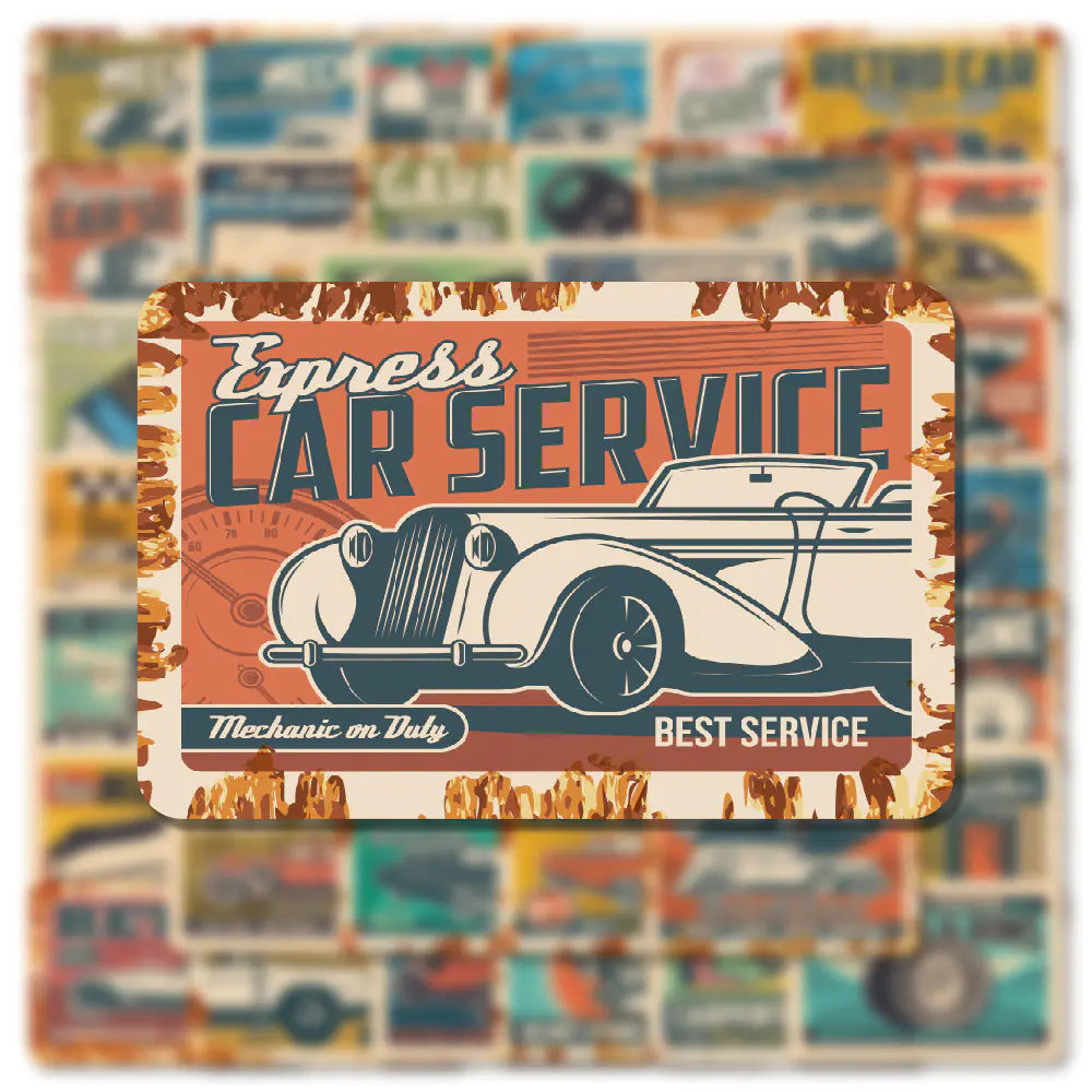 54 PCS Classic Racer Decal Set