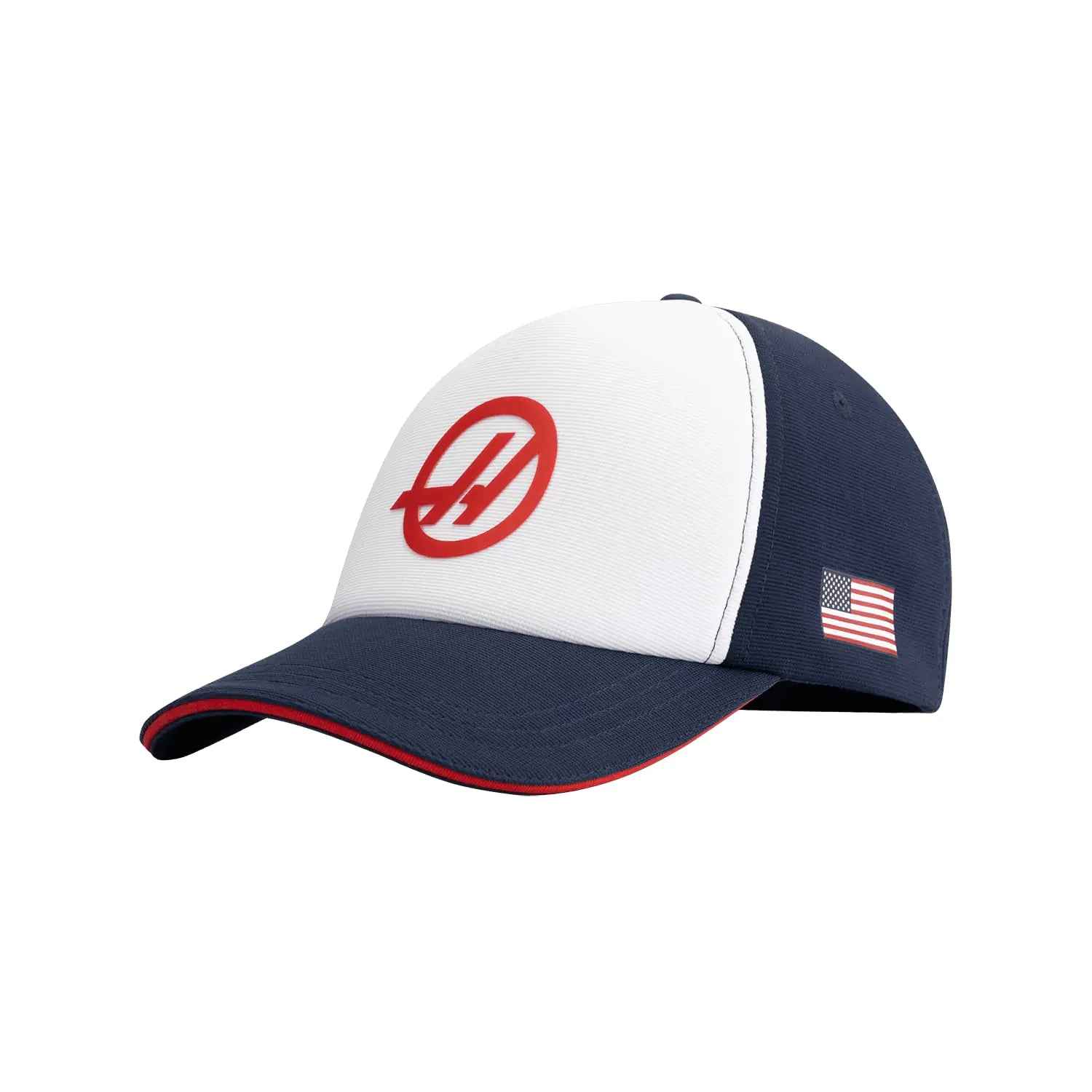 Haas F1 Team USA Cap - White and Vibrant Blue