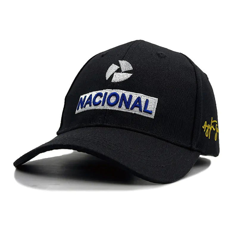 Nacional cap with Ayrton Senna embroidery