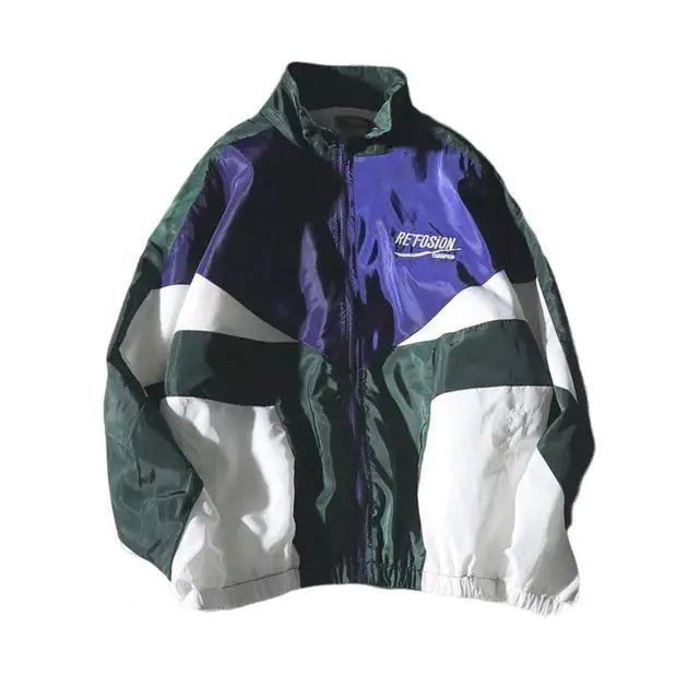 Unisex Hip Hop Windbreaker