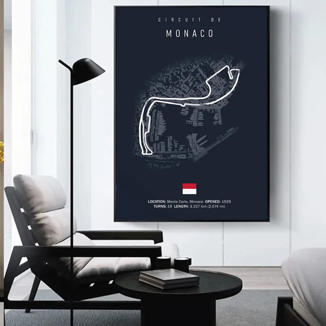 F1 Speedster Art Canvas