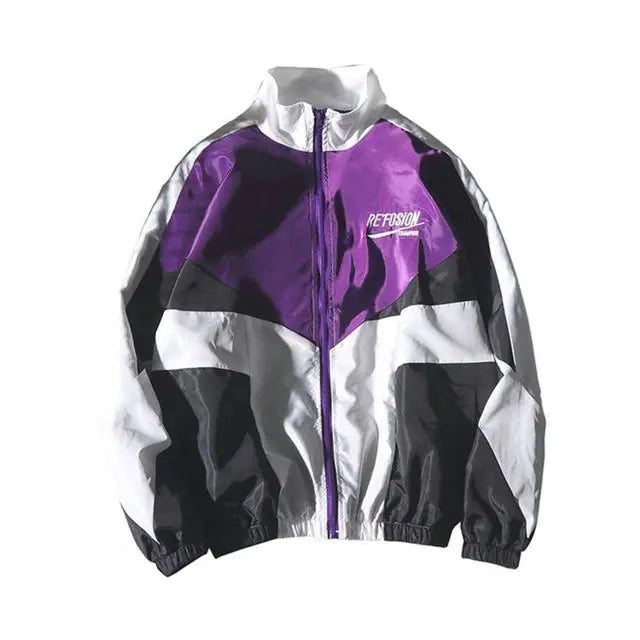 Unisex Hip Hop Windbreaker