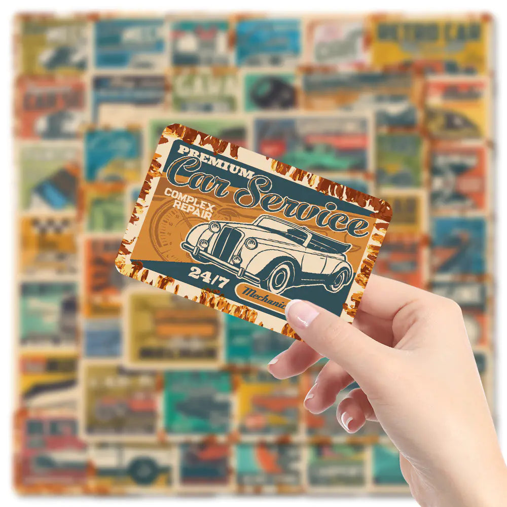 54 PCS Classic Racer Decal Set
