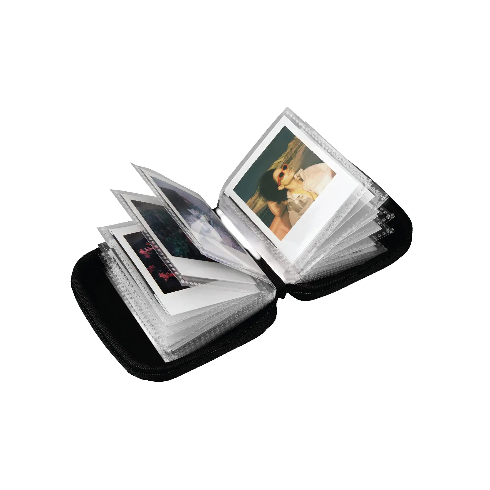 Polaroid Go Pocket Photo Album - Black - For Polaroid Go Format Photos - Displays 36 Go Photos