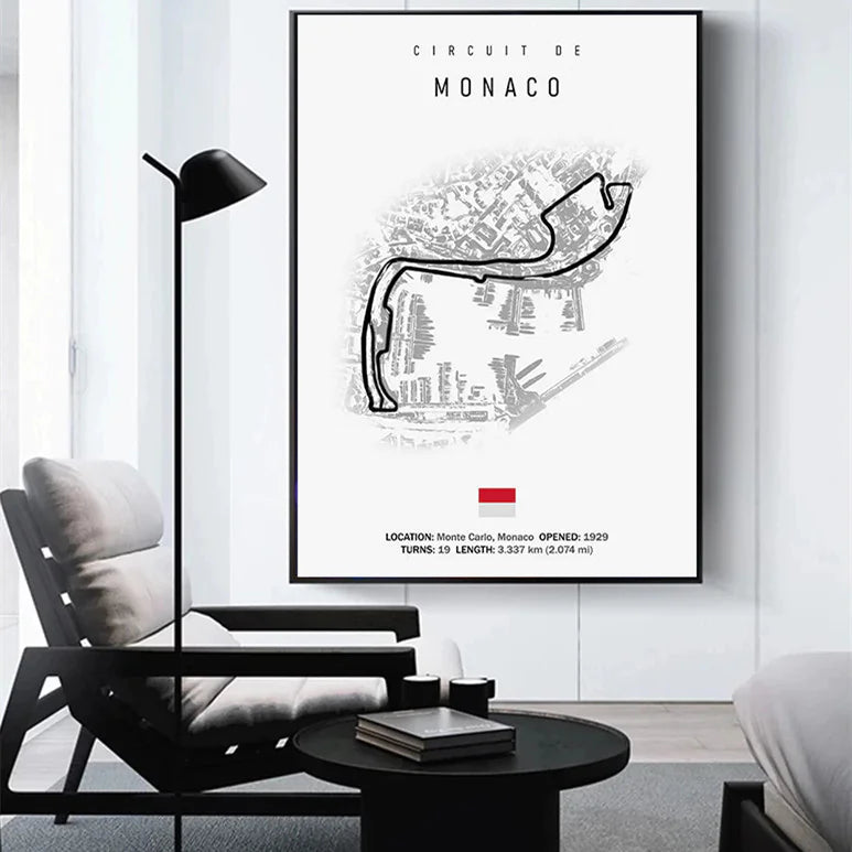 Formula One Race Canvas Art