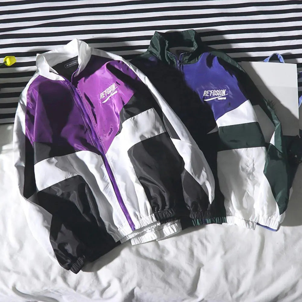 Unisex Hip Hop Windbreaker