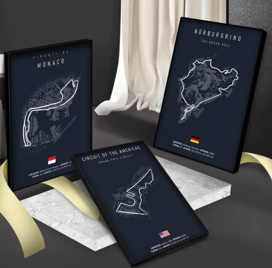 F1 Speedster Art Canvas