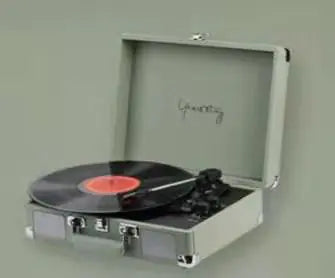 Compact Smart Vinyl Player with Bluetooth