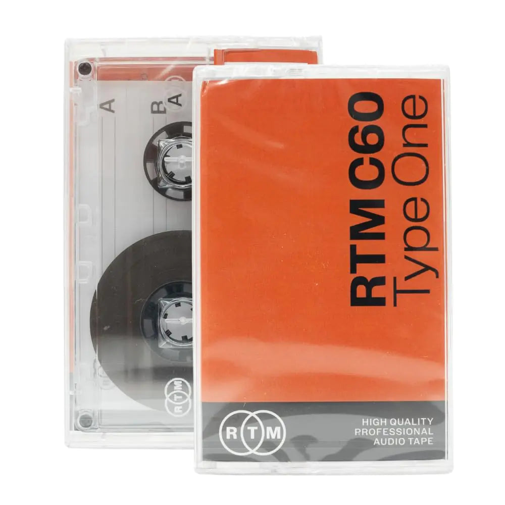 RTM C60 | Type 1 60 Minute Blank Music Cassette | Ideal for Music Recording | Studio Quality | Single Cassette