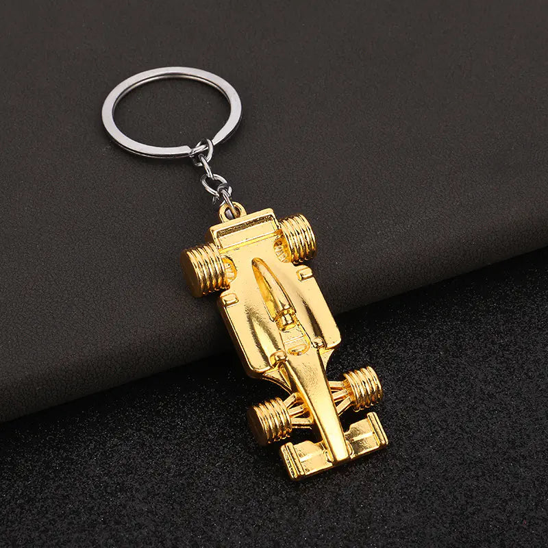 F1 Car Metal Keychain