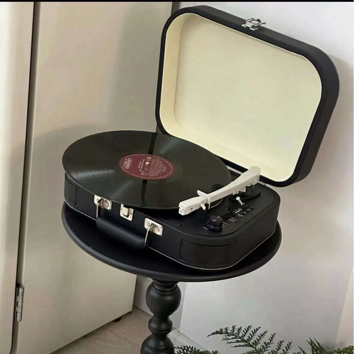 Vintage Bluetooth Record Player Combo