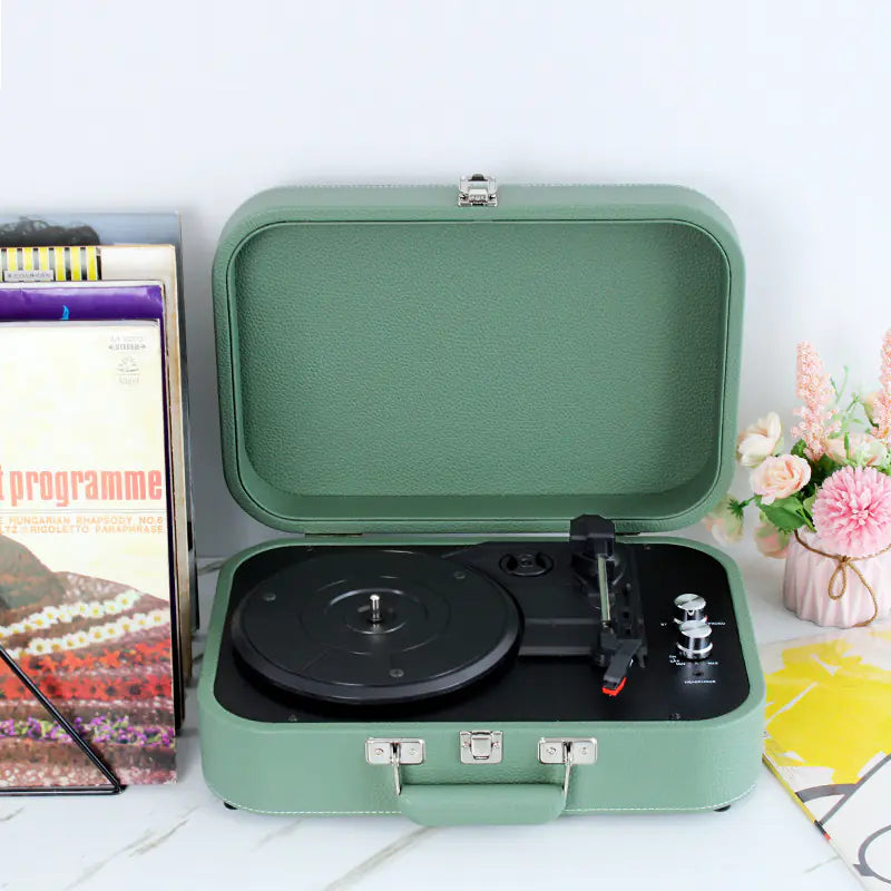 Retro Bluetooth Turntable & Speaker
