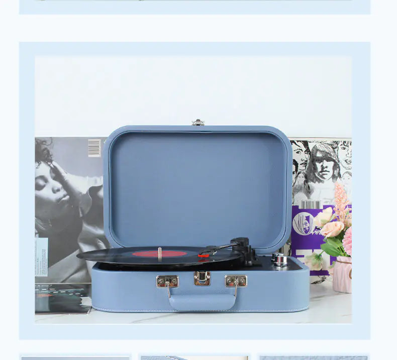 Retro Bluetooth Turntable & Speaker