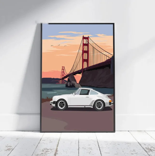 Premium F1 Race Abstract Art Print