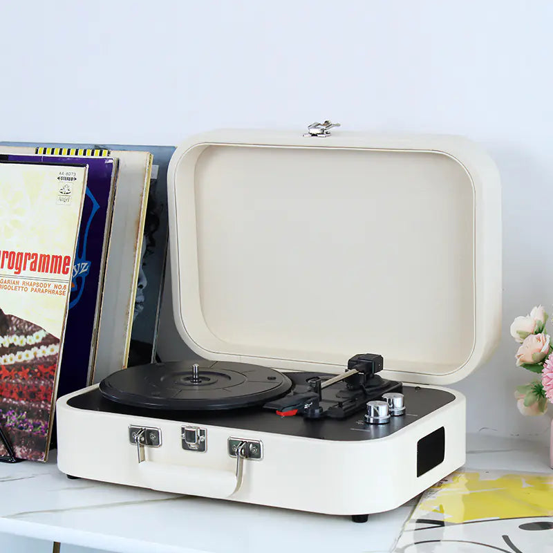 Retro Bluetooth Turntable & Speaker