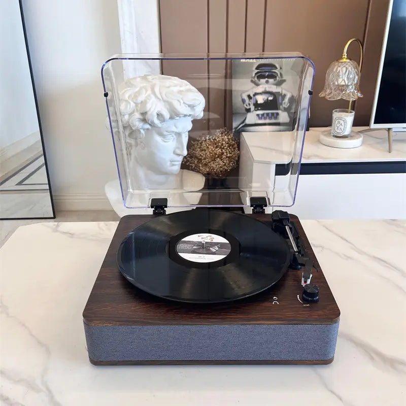 Vintage Vinyl Bluetooth Console