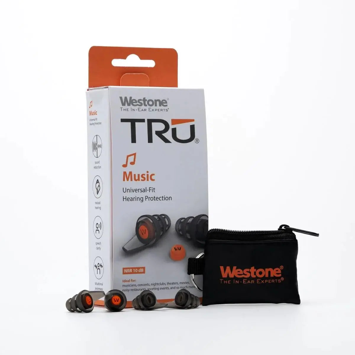 Westone TRU Tune Earplugs 10db