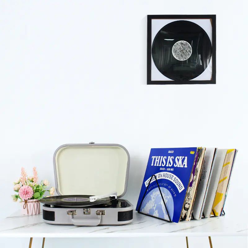 Vintage Bluetooth Record Player Combo