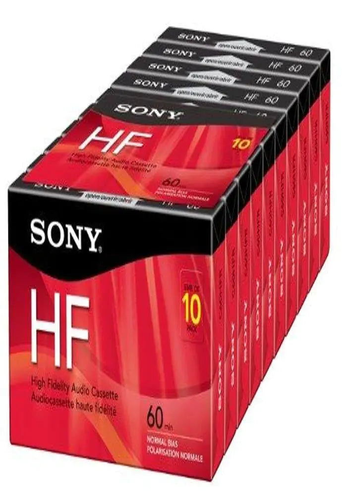 Sony ClearVoice 60-Min HF Cassette 10-Pack