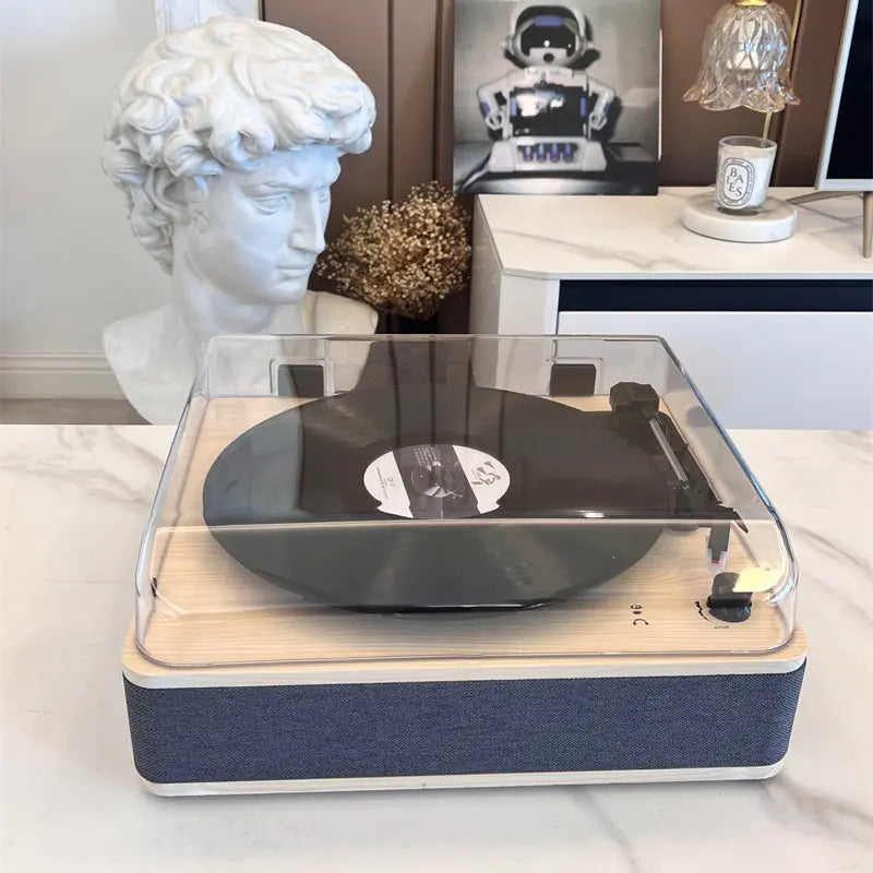 Vintage Vinyl Bluetooth Console