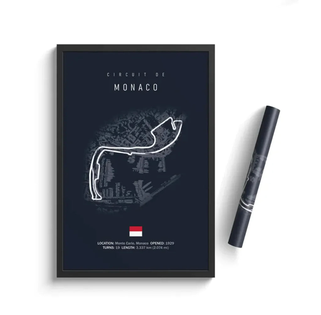 F1 Speedster Art Canvas Black
