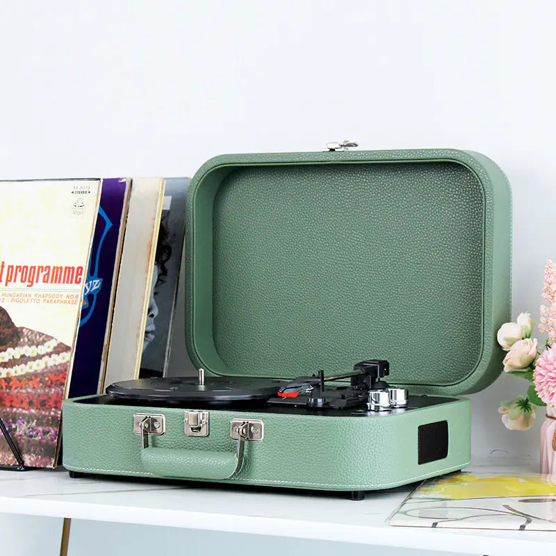 Retro Bluetooth Turntable & Speaker